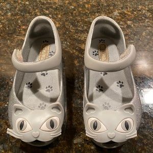 Mini Melissa Sparkle Cat Sandals size toddler 8